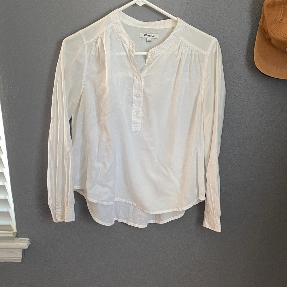 Madewell button blouse